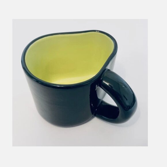 Tabitha Brown Avocado Shaped Stoneware Coffee Mug Cup Green 16 Ounce Set of 4 - Picture 8 of 9